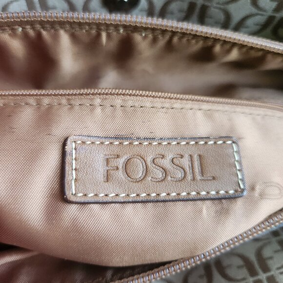 Fossil Brown and Tan Satchel Bag - Picture 3 of 15